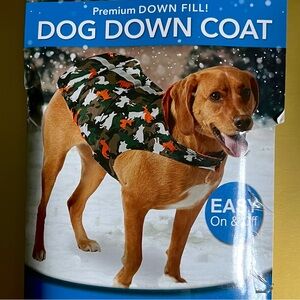 Premium DOWN FILL DOG COAT! New with Tags by Free Country. NEW WITH TAGS!